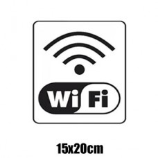 Placa de Segurança Wifi 15x20cm S235/1 Acesso